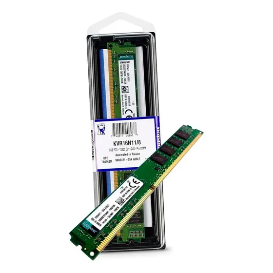 Memória Ram Kingston 8gb Ddr3 Pc3 12800 Kvr16n11/8 Pc.