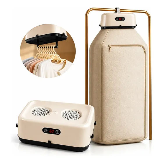 Secador De Roupas 600w Elétrico Portátil Suspenso Varal