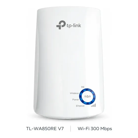 Repetidor de Sinal Wi-Fi TP-Link TL-WA850RE Extensor de Alcance N300 V7