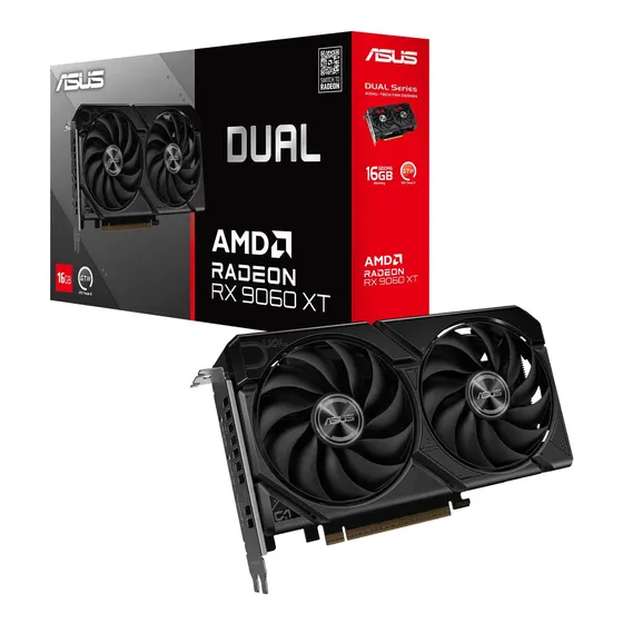 Tarjeta Gráfica Asus Dual Radeon Rx 9060 Xt 16gb Gddr6 Pcie