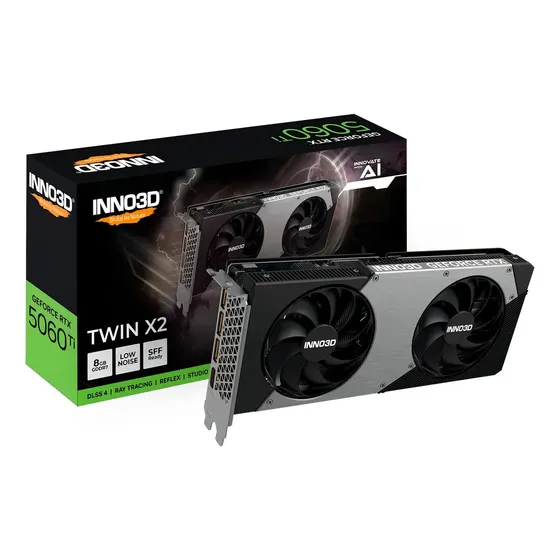 Placa De Vídeo Inno3d Rtx 5060 Ti Twin X2 8gb Gddr7 128-bit