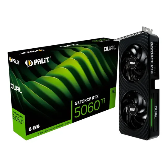Placa De Vídeo Palit Rtx 5060ti Dual 8gb Gddr7