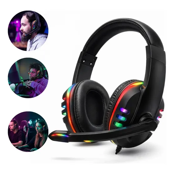 Headset Gamer 7.1 Usb Rgb Surround Microfone Pc Ps5 Xbox