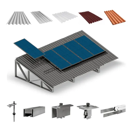 Kit Estrutura Suporte 05 Placas Solar Viga Metálica 1,20m