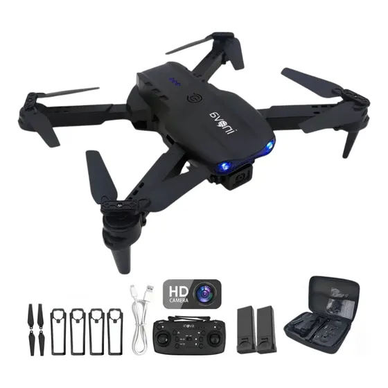 Mini Drone Inova Dobrável com Câmera HD e 2 Baterias
