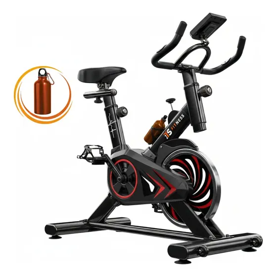Bicicleta Ergométrica Spinning ITS Fitness Com Roda de Inércia de 8 kg