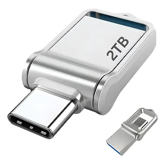 B Memória Usb 2tb Tipo C Alta Velocidade 3.0 2 Em 1