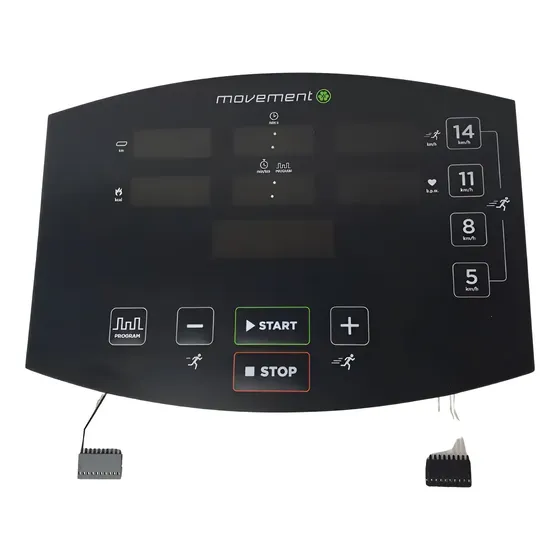 Membrana Painel Esteira Rt 250 Iled G3 Movement Preto