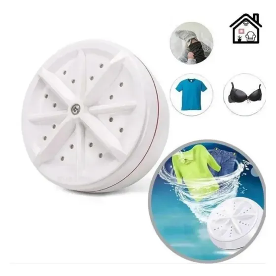 Mini Máquina De Lavar Roupa Portátil Yeet Usb 1kg 5v Branco