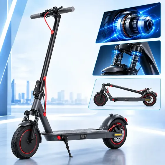 Patinete Elétrico Mankeel MK085 500W Com Suspensão Dupla e Autonomia de 40km