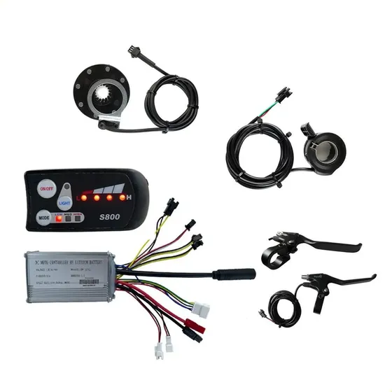 Kit De Conversão De Bicicleta Elétrica Controlador 36v 48v 2