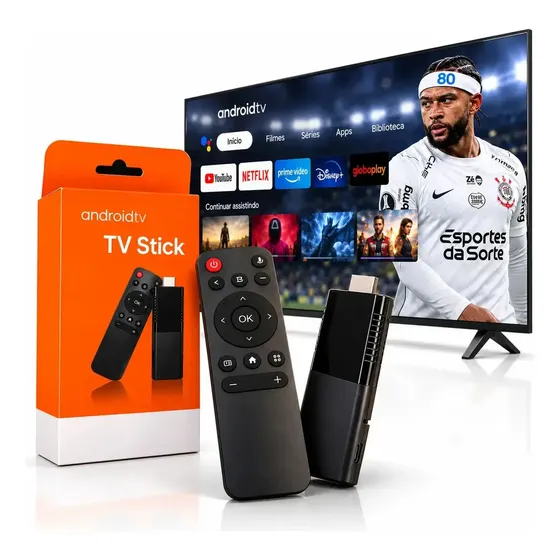 Tv Stick 4k Android Chromecast Smart Hdmi Wifi Ao Vivo 2027