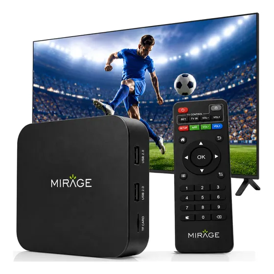 Tv Box Clickzada Smart 4k Para Transformar Sua Tv Em Smart
