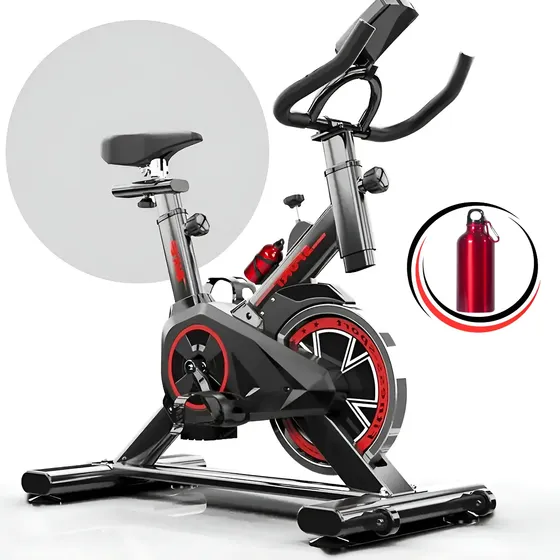 Bicicleta Spinning FAMILAR S600 com Roda de Inércia de 8 kg e Painel Digital