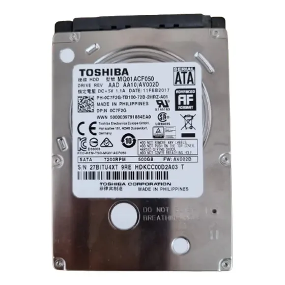 Hd Notebook 500gb Pc Xbox Ps4 Sata 2.5 Cor Prateado - Excelente (Recondicionado)