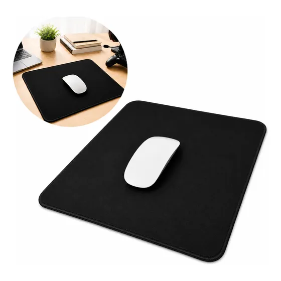 Mouse Pad Gamer Preto Liso Sem Estampa Pronta Entrega
