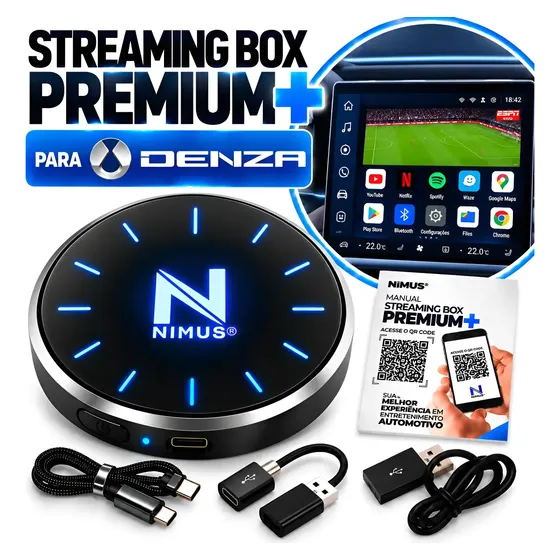 Streaming Denza Box Premium+ Nimus 8gb 128gb Carplay Android