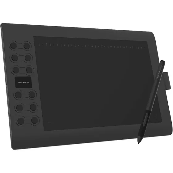 Tablet Gráfico De Desenho M106k Pro De 10 × 6,25 Polegadas
