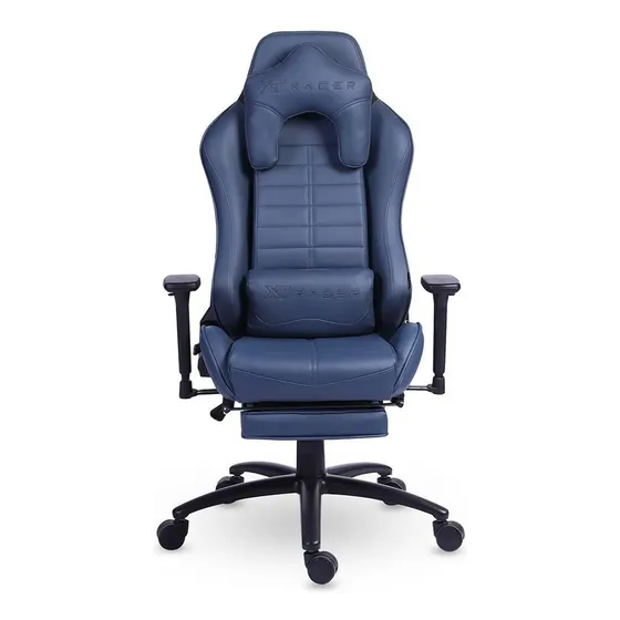 Cadeira Gamer Xt Racer Platinum W Reclinável Azul Xtr-067