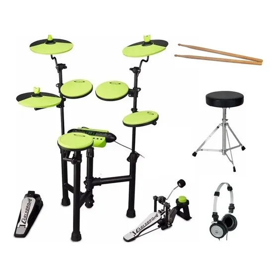 Bateria Eletrônica By Odery Carlsbro Csd130 + Banco + Fone