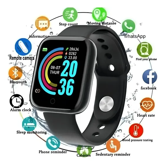 Smartwatch Relogio Inteligente Bluetooth Atende Monitor Inte