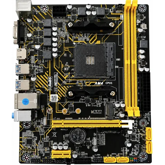 Placa Mãe A520 Am4 Ryzen Ddr4 M.2 Nvme Hdmi Micro Atx