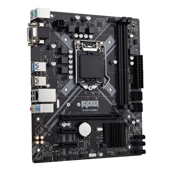 Placa Mãe Revenger H310 DDR3 LGA 1151 Micro ATX Intel 8ª 9ª
