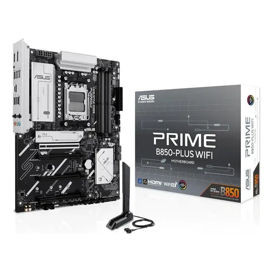 Placa Mãe Asus Prime B850-plus Wifi B850 Amd Ddr5 Am5 Atx Placa Mãe Asus Prime B850-plus Wifi B850 Amd Ddr5 Am5 Atx