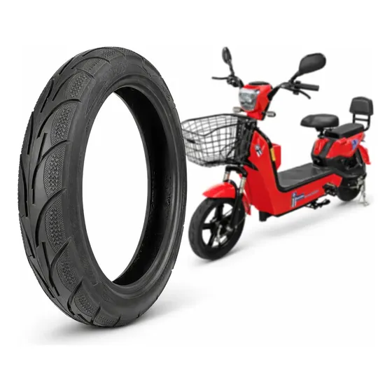 Pneu 14x2,50 Bicicleta Elétrica Autopropelido E-bike Aro 10