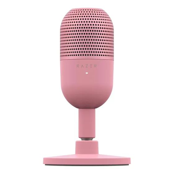 Microfone Gamer Razer Seiren V3 Mini Ultra Compacto Usb Rosa