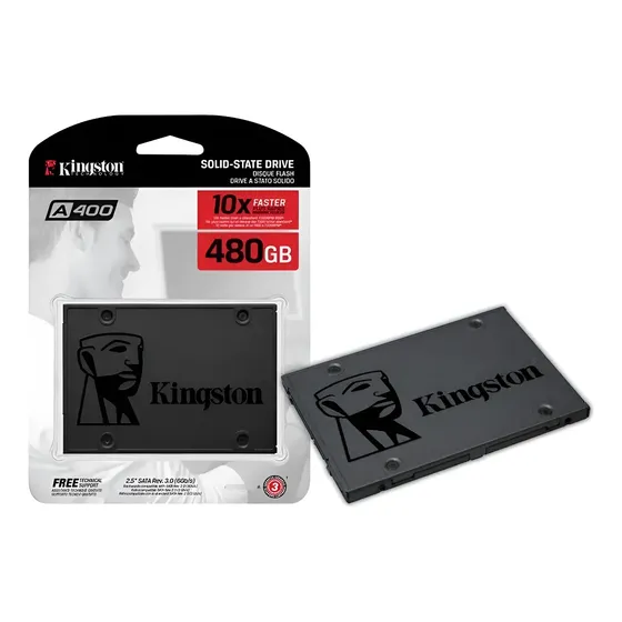 Ssd Kingston A400 480gb Sata Iii 6gbs 2,5'' 500mbs - Sa400s3
