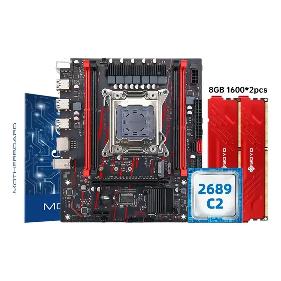 Kit Placa Mãe Soyo X79 Xeon E5 2689 C2 16gb Ddr3 Lga 2011 Kit Placa Mãe Soyo X79 Xeon E5 2689 C2 16gb Ddr3 Lga 2011