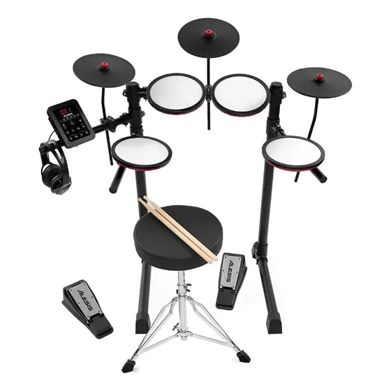Bateria Eletrônica Alesis Turbo Max 7 Peças