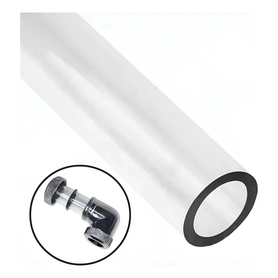 Tubo Rígido De Petg 16mm Water Cooler C/ 50cm - 1 Unidade