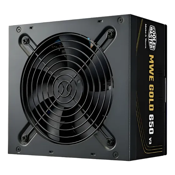 Fonte Cooler Master Mwe Gold 650w V3 80plus Atx 3.1