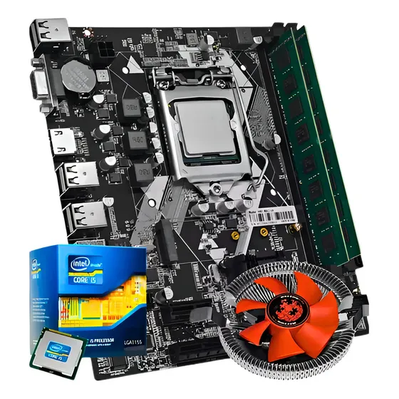 Kit Xpress i5 3470 3ª Geração H61-M 1155 DDR3 8GB Preto