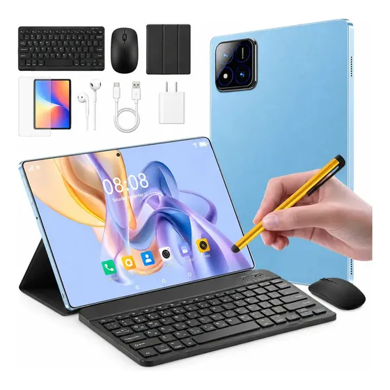 Tablet ZEENO Pad 7 Pro HD+ de 11.6" com 512GB, 16GB RAM e Android 15 Azul-Celeste
