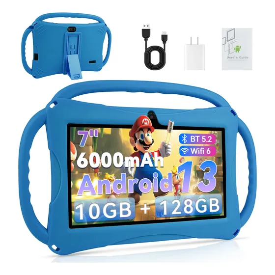 Tablet Infantil Android 7 Polegadas10gb Ram 128gb Wifi Kids