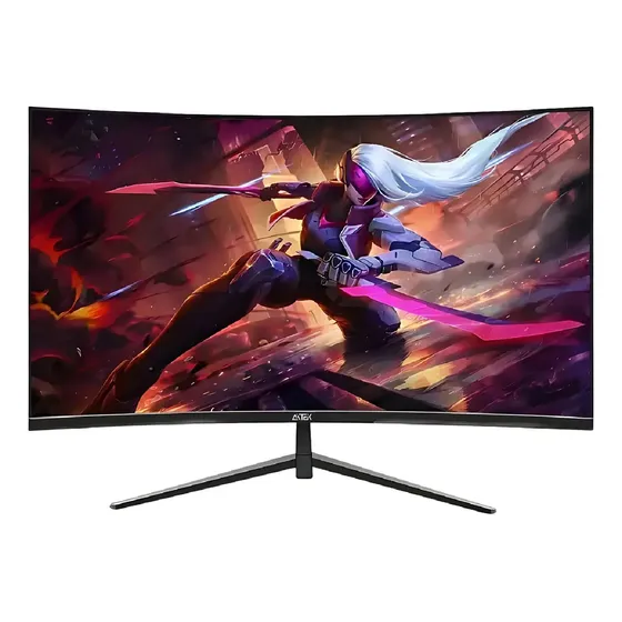 Monitor Curvo Aitek 27 Full Hd 180hz 1ms Para Pc Gamer,