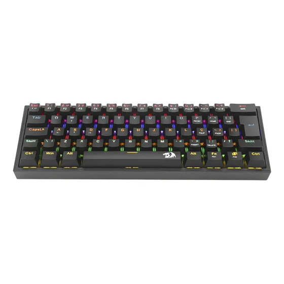 Teclado Gamer Redragon Fizz K617-r-b Abnt2 Brown Rgb