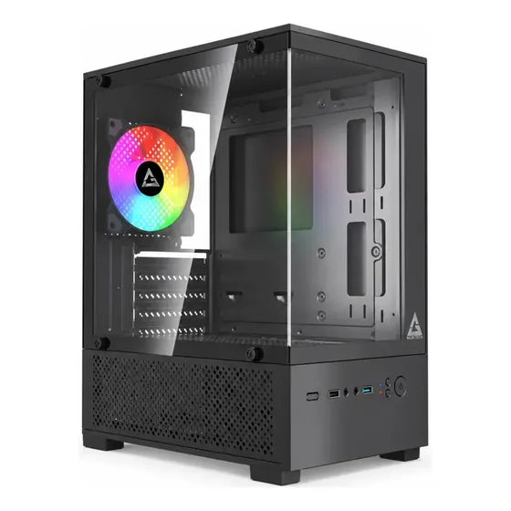 Gabinete Gamer Gstorm Sentinel Vidro Temperado Usb 3.0 Preto