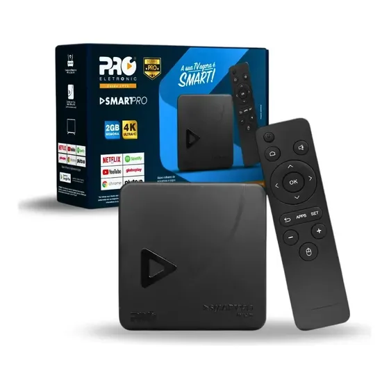 Smart Pro Eletronic Tv Box 4k Android Netflix Youtube