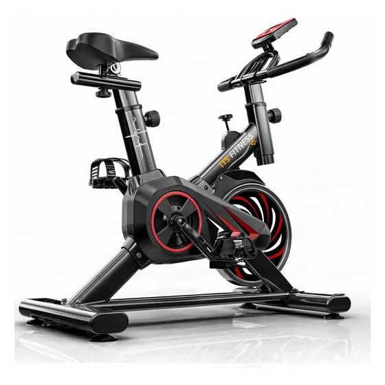 Bicicleta Spinning ITS Fitness Q5 CUSTOM Volante de 8kg com Monitor LCD