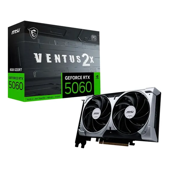Placa De Vídeo Msi Ventus 2x Oc Rtx-5060 8gb Gddr7