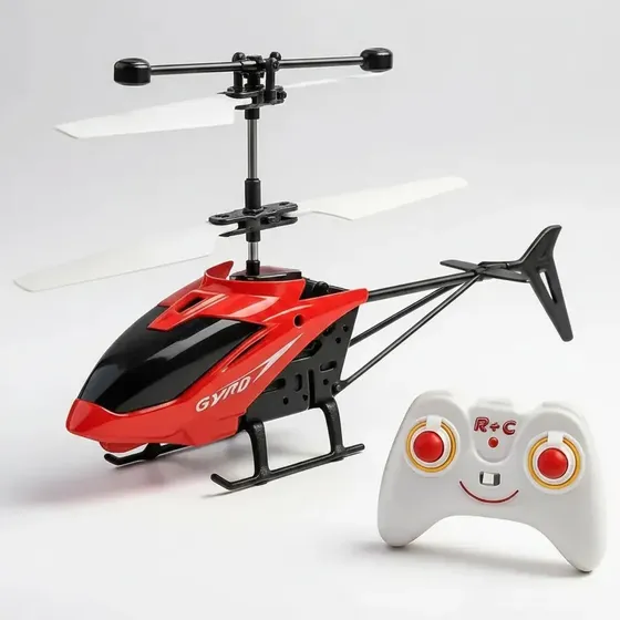 Helicóptero Controle Remoto E Sensor Mini Drone Recarregável Colorido Helicoptero Drone Usb