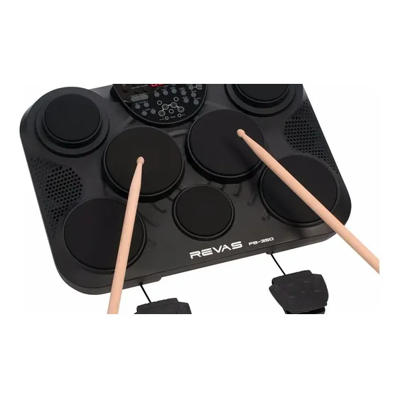 Bateria Eletrônica Portátil Roland Revas Pb 350 Com Baqueta
