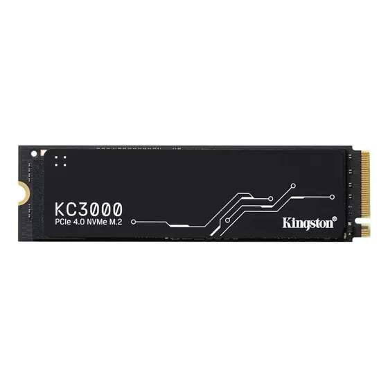Ssd Kingston Kc3000, 2tb, M.2 2280, Pcie 4.0 Nvme, Leitura 7000mb/s, Gravação 7000mb/s, Preto, Skc3000d2048g