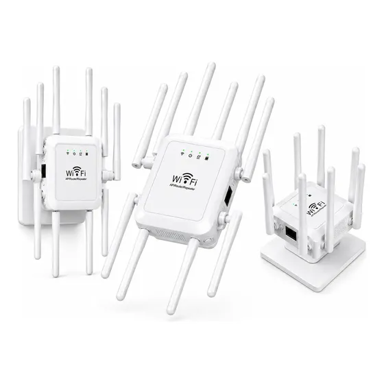 Repetidor Wifi 1200mbps Dual Band 5g 8 Antenas Turbo Roteado