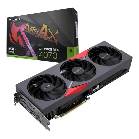 Placa De Vídeo Colorful Geforce Rtx 4070 Nb Ex-v