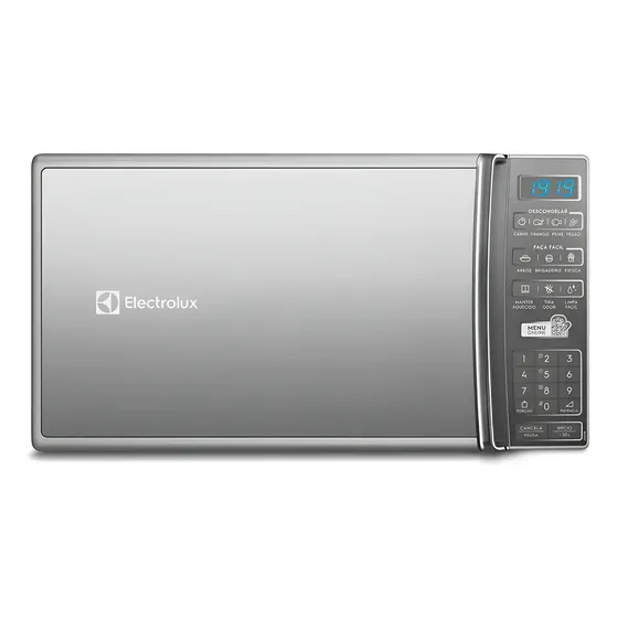 Micro-ondas Cor Prata 27l Electrolux (ms37r)